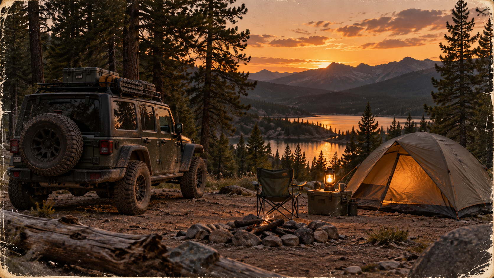 A Simple 4×4 Car-Camping Setup for One Night